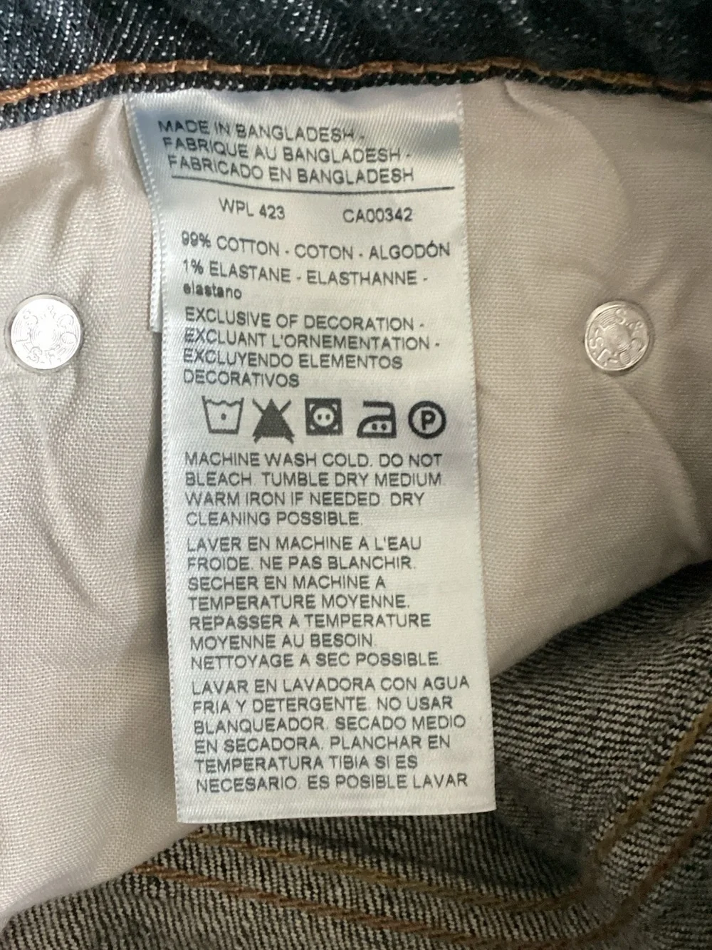 Denizen from Levi's Men's Dark Indigo Relaxed Jeans 38x34